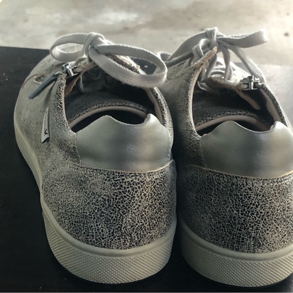 Mephisto Monia Womens Black Gray Leather  Lace-Up Low-Top Zip Sneakers Size 8 - Picture 7 of 14